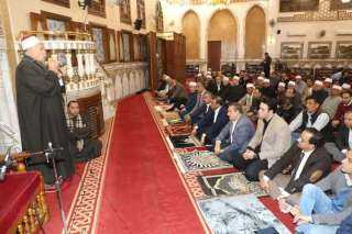 محافظ المنوفية يشهد الإحتفال بليلة النصف من شعبان بمسجد الرؤوف الرحيم بشبين الكوم