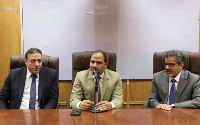 خطط الطوارىء و الإخلاء أثناء الزلازل في ورشة عمل ضمن فعاليات المؤتمر 28 بكلية طب جامعةالمنوفية