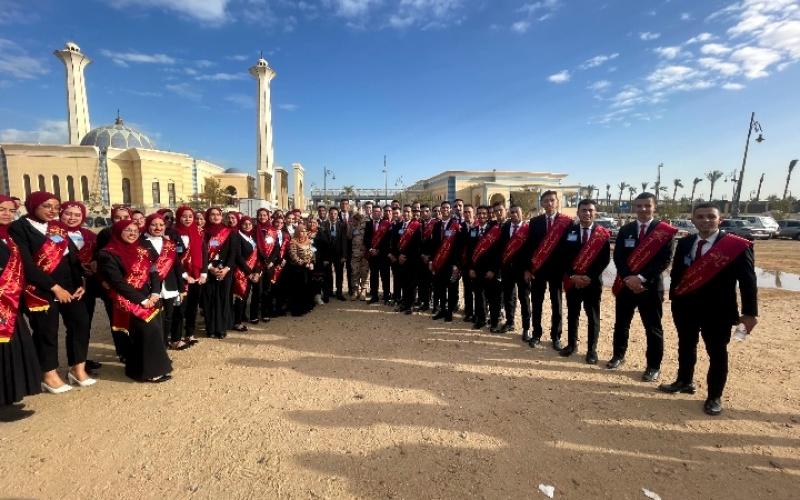 طلاب جامعة المنوفيه تشارك في الإحتفال بيوم الشهيد  ”الندوة التثقيفية ال ٣٧ ” للقوات المسلحة