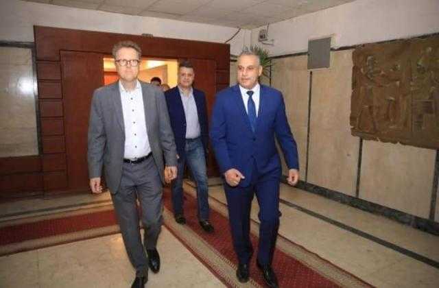 ” الفقي ” يستقبل السفير الألماني بسوهاج