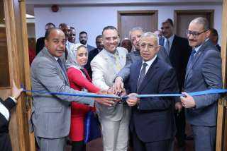 رئيس الأكاديمية العربية يفتتح قاعة الإجتماعات الكبري  والمحاكي الجديد بمعهد تدريب الموانئ