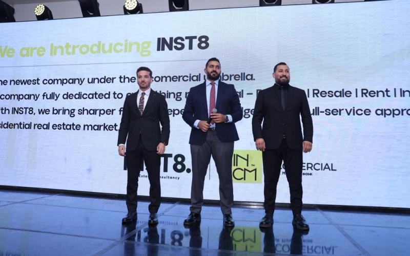 شركة Incomercial تعلن انضمام “Inst8” كشريك في القطاع السكني