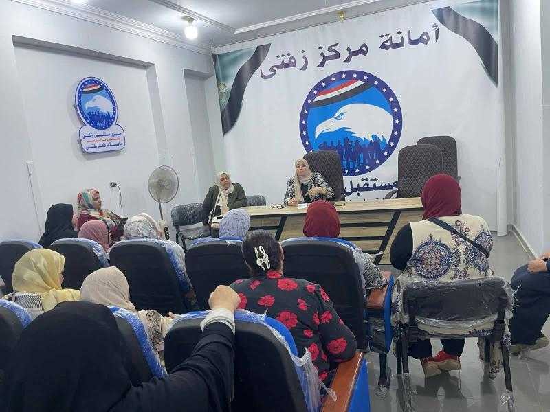 أمانة المرأة بمركز زفتى تعقد اجتماعًا لمتابعة المراجعة النهائية للثانوية العامة