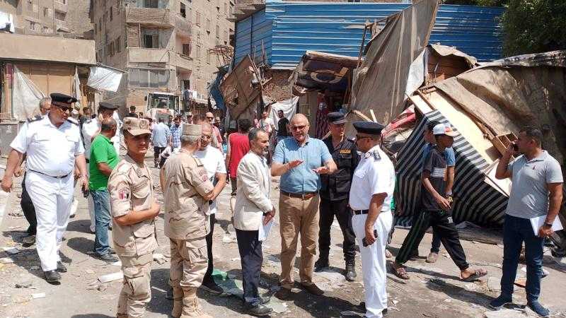 محافظ القليوبية يوجه بخطة شاملة لتأمين المنطقة وإزالة جميع الأكشاك المخالفة بموقع حريق شبرا الخيم