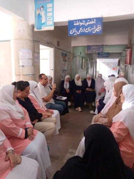 د حمادة حسن يترأس الاجتماع الشهري لهيئة التمريض