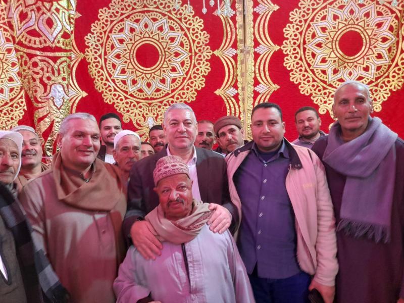 وفد أهالي قرية السحماوي 