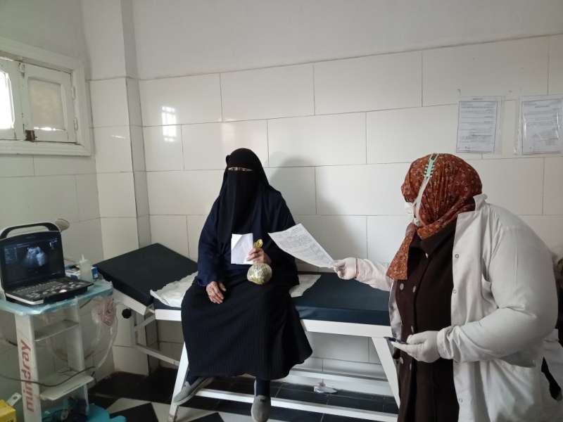 جانب من القافلة الطبية 