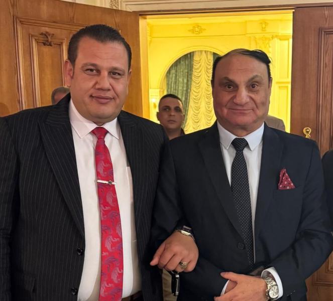 اللواء رأفت الفقي والمستشار عطية الفقي 
