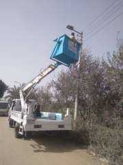 رئيس مدينة زفتي يحل مشكلة إنارة طريق مدخل كفر سنبو