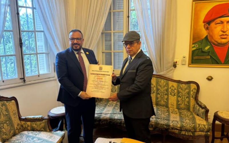 البستاني سفيرًا للنوايا الحسنة لفنزويلا